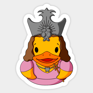 Glinda the Good Witch Rubber Duck Sticker